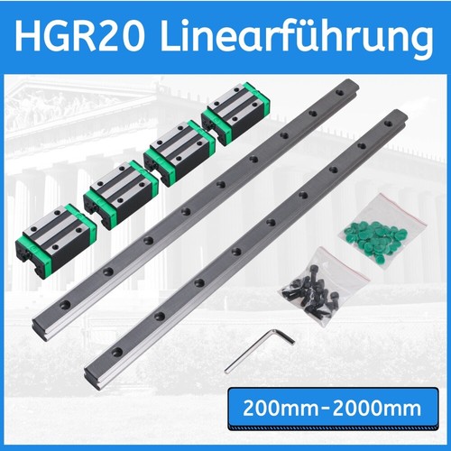 2pcs hgr20 linearführung - 2pcs,